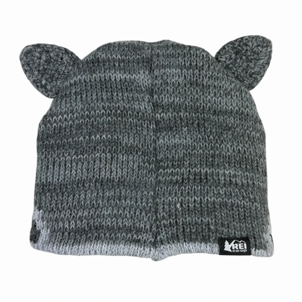 REI raccoon beanie